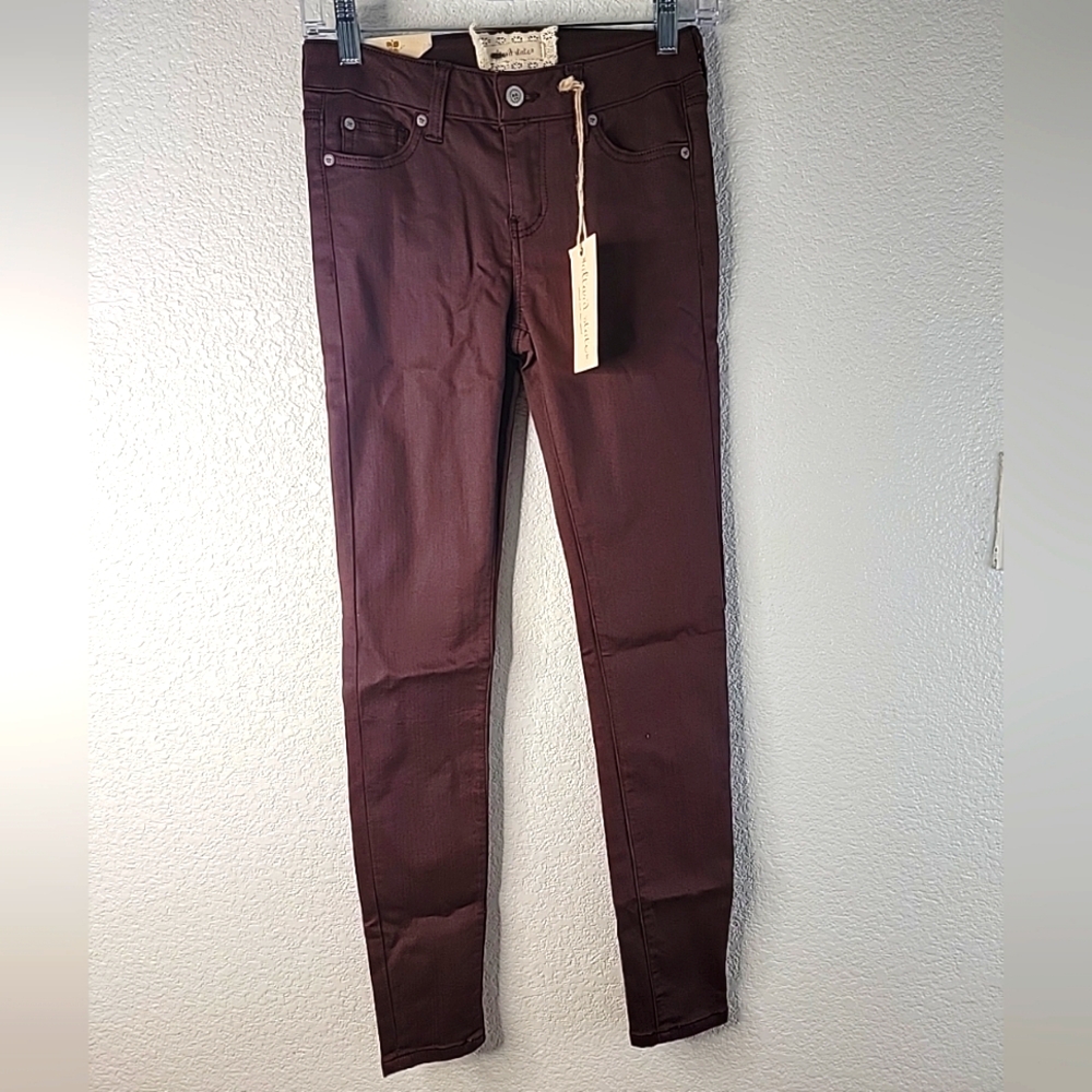 Altard State Jeans Womens 25/1 Buttoned Fly Purple/reddish Jeans